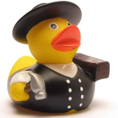 Image of Rubber Duck Carpenter Bathduck Duckshop L: 8 cm