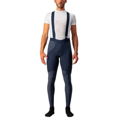 Image of CASTELLI Sorpasso ROS Men&#039;s Bibtight Leggings, Savile Blue, XXL
