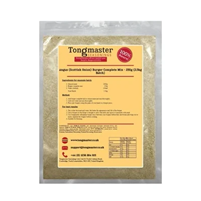 Image of Aberdeen Angus (Scottish Onion) Burger Seasoning/Complete Mix (250g Complete (2.5kg Batch))