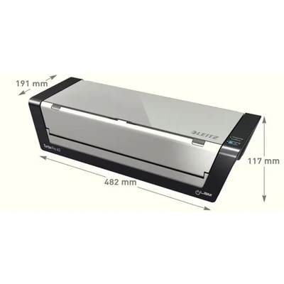 Image of Leitz iLAM Touch Turbo Pro Laminator A3 Silver/Black
