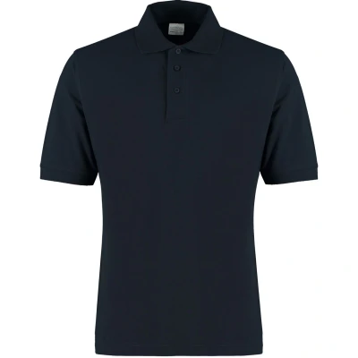 Image of Kustom Kit Men&#039;s Superwash Cotton Klassic Polo Shirt, Navy, 3XL