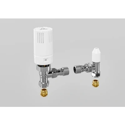Image of MYSON TRV2 Radpack 10/15mm &amp; Matchmaster Lockshield Valve Pack Angled Chrome