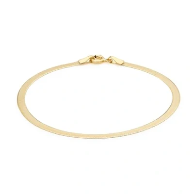 Image of Carissima Gold Women&#039;s 9 ct Yellow 3 mm Twist Curb and Ball Bracelet of Length 18 cm/7 Inch