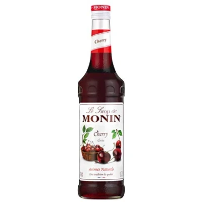 Image of MONIN Premium Cherry Syrup 700 ml for Cocktails and Mocktails. Vegan Friendly, Allergen Free, 100% Natural Flavours Colourings