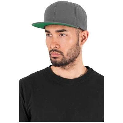 Image of Flexfit Classic Snapback Cap, Size: One Size, Dark grey