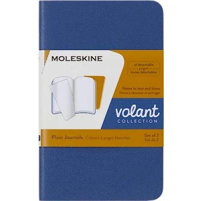 Image of Moleskine Volant Journals XS Plain Forget.Blue Amber.Yellow