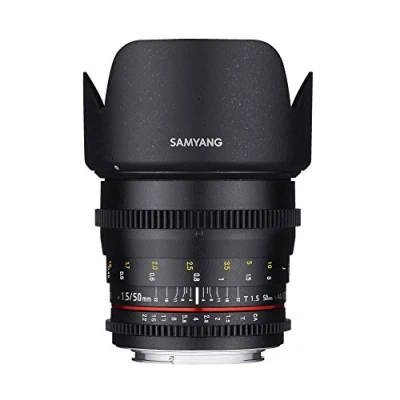 Image of Samyang 50 mm T1.5 VDSLR Manual Focus Video Lens for Nikon