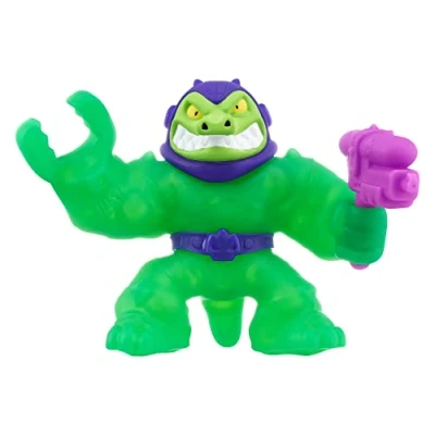 Image of Heroes of Goo Jit Zu Galaxy Blast Hero Pack Super Scrunchy Rock Jaw with an All New Water Blaster
