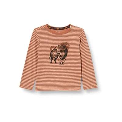 Image of Noppies Baby Boys&#039; B Tee LS Rimini T Shirt, Carob Brown P783, 50