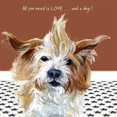 Image of Wirehaired Jack Russell Greeting Card