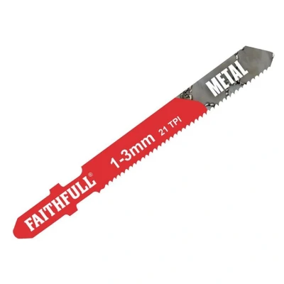 Image of Faithfull JBT118A Jigsaw Blades Metal (Pack of 5)