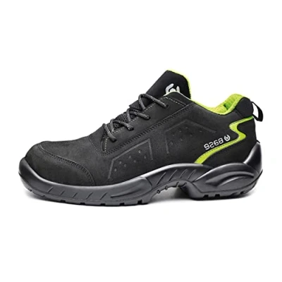 Image of Base Chester Smart Low Shoes Black/Green UK 4 EU 36
