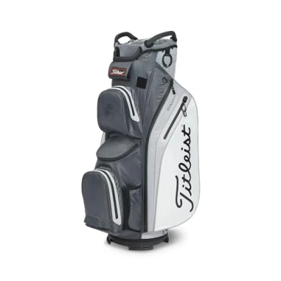 Image of Titleist Cart 14 StaDry Golf Bag, Charcoal/Grey/White