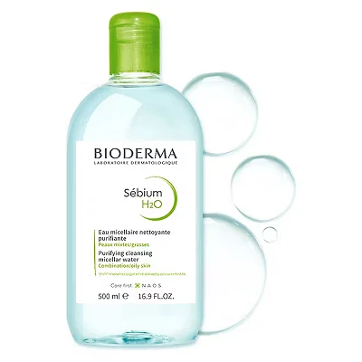 Image of Bioderma Sebium H2O Micellar Water for Oily Skin Prone to Acne 500ml