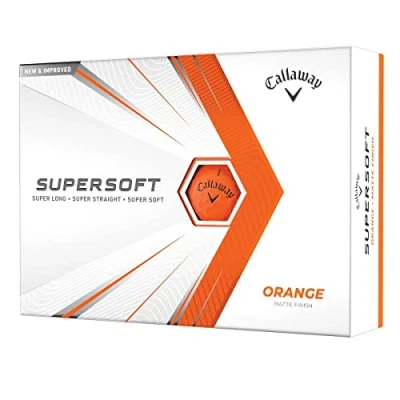 Image of Callaway 2021 Supersoft Golf Balls, Orange