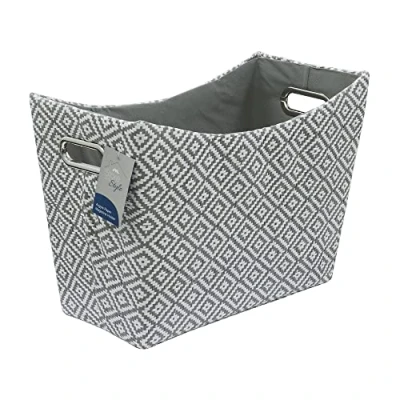 Image of JVL Argyle Rectangular Paper Tapered Storage Basket