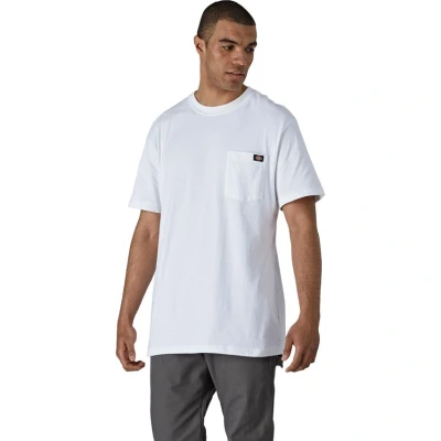 Image of Dickies Men&#039;s, SS POCKET TEE RELAXED, WHITE, S