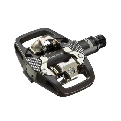 Image of LOOK Cycle X TRACK En Rage MTB Pedals Standard SPD Mechanism Compatible Forged Aluminum Body Large Contact Surfaces Strong and Light Bike Pedals, Ideal for Trail Riding