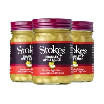 Image of Stokes Bramley Apple Sauce 240g (Pack of 3)