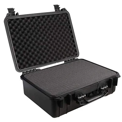 Image of DURATOOL D03133 Black Water Resistant Case with Foam Insert 357mm x 470mm 176mm