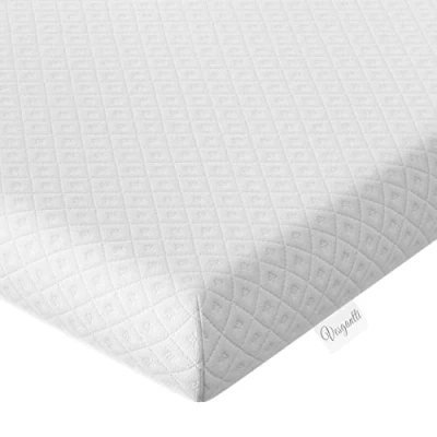 Image of Vesgantti 2 Inch Memory Foam Mattress Topper Super King Size, Gel Infused Bed with Removable &amp; Washable Cover 180 x 200 5cm