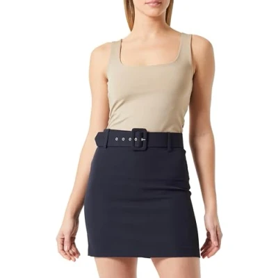 Image of VERO MODA Women&#039;s Vmmillion Sl Square Top 2 Way JRS Noos, Silver Mink, S