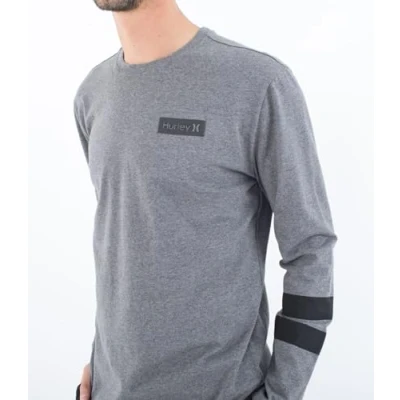 Image of Hurley T Shirt Long Sleeve Men Oceancare Block Party