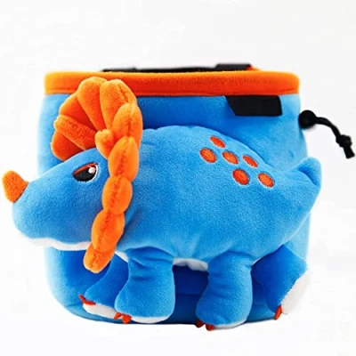 Image of Chalkbag dinosaur for rock climbing