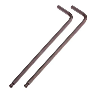 Image of Musiclily Basic 5mm Guitar Truss Rod Hex Wrench Allen Key Ball End Adjustment Tool for Martin Acoustic Guitar(Set of 2)