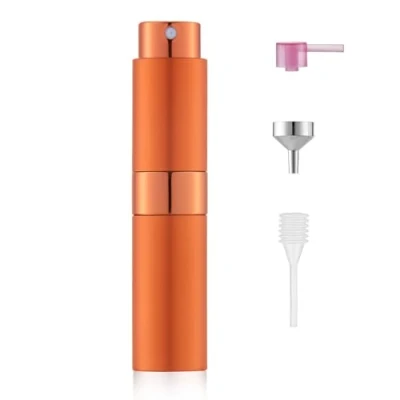 Image of Toureal 8ml Perfume Atomiser for Travel, Refillable Spray Bottles, Aftershave Dispenser(Orange)