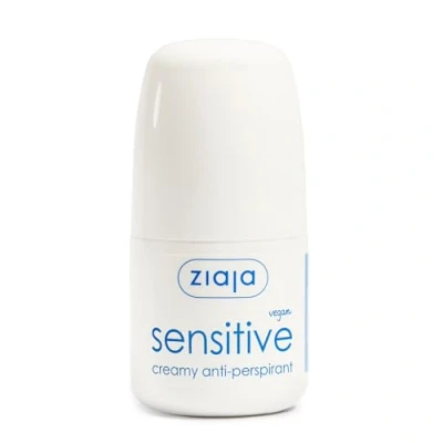 Image of Ziaja Sensitive Creamy Mild Antiperspirant Roll On Vegan 60ml