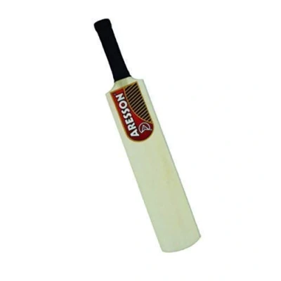 Image of Aresson Cricket Non Slip Handle Flatty Traditional Wooden Flat Rounders Bat
