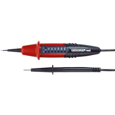 Image of GEDORE Red Electrical Tester with LED Display in Accordance DIN ISO 0680 Protection Class IP65