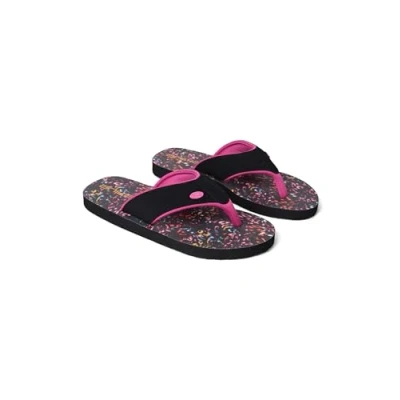 Image of Animal Swish Womens AOP Flip Flops Slip on, Lightweight Sandals with Soft padded upper straps For Autumn, Winter, Beach &amp; Outdoors Chrome Adult Shoe Size 7