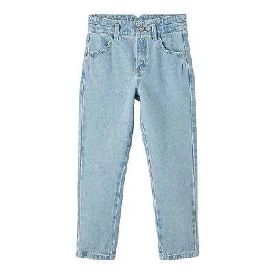 Image of Name it Nkfbella MOM Relaxed fit jeans for kids, Size: 15y, Light blue denim