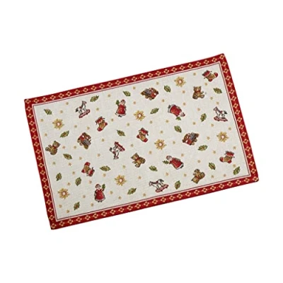 Image of Villeroy &amp; Boch Toy&#039;s Delight Gobelin Placemat, Table Runner Washable at 40C in the Washing Machine, Christmas Decoration for Dining Table, Indoor Decorations, Cotton