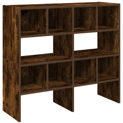 Image of vidaXL Shoe Racks 2 pcs Stackable Smoked Oak 89.5x30x40 cm