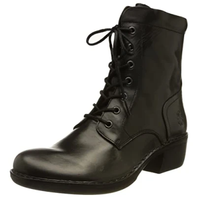Image of Milu044Fly Rug Leather Women&#039;s Ankle Boots