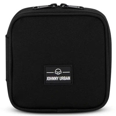 Image of Johnny Urban Cabel Organiser Black Ted Stylish Cable Bag for Travel Tech Pouch Small Accessoires USB Power Bank Gadgets Electronics Made from Recycled Material