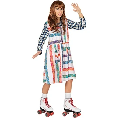 Image of Funidelia Eleven Stranger Things 4 Costu for woman Costume adults accessory fancy dress &amp; props Halloween, carnival parties Size S M Brown