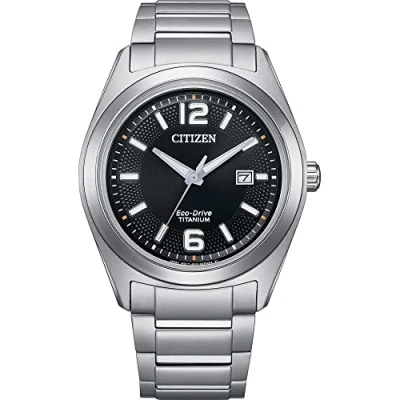 Image of Citizen Men&#039;s Analogue Eco Drive Watch with Titanium Strap AW1641 81E