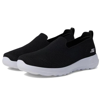 Image of Skechers womens Go Walk Joy Sensational Day, Black/Lavender, 9
