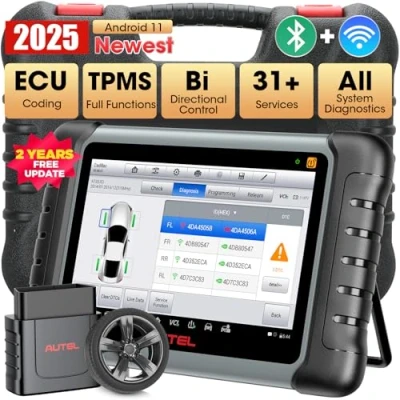 Image of Autel MaxiPRO MP808S TS Scanner 2024: 2 Years Free Updates Bidirectional Tool with TPMS Relearn Rest Programming, ECU Coding, Active Test, 31 Service, Full System Diagnose, Same as MP808BT &amp; MS906TS