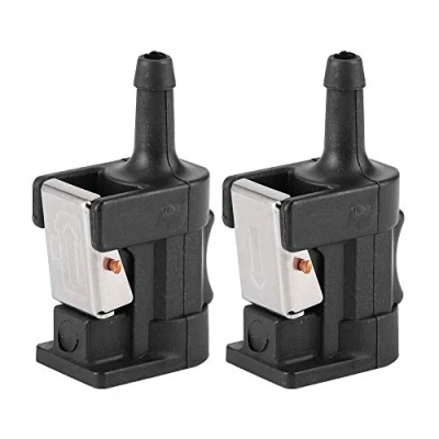 Image of 2Pcs 8mm Barb Fuel Hose Female Tank Outboard Line Connector Fits for Yam aha Marine Engine