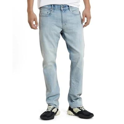 Image of G Star MOSA Straight leg jeans, Men&#039;s, Size: 31x32, Sun faded mirage blue