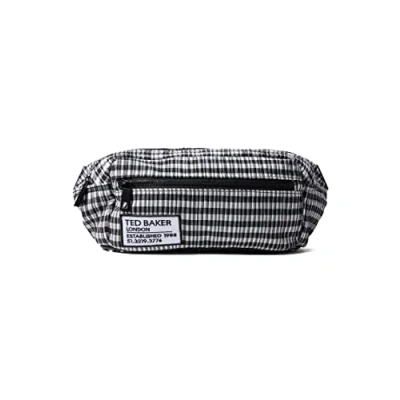 Image of Yaza Gingham Pleated Belt Bag