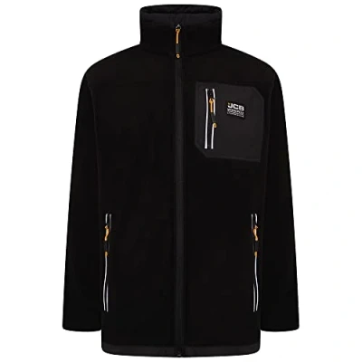 Image of JCB Trade Fleece Full Zip Black 3XL