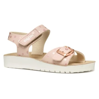 Image of Geox Costarei Sandals for kids, Size: 3, Light rose High quality imitation leather