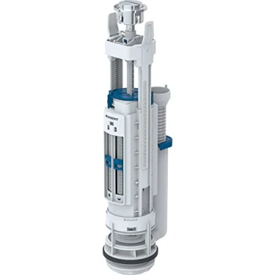 Image of Geberit Discharge Mechanism 290 Series, Double Discharge: Bright Chrome (282.302.21.2)