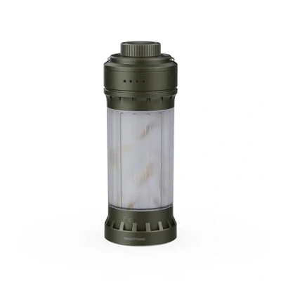 Image of Fenix CL22R Wild Green, Rechargeable Lightweight Multi Beam Compact Lantern 500 Lumens 80m 200 Hrs Max 2600 mAh Stepless Brightness Red Light Mode Colourful Mood Lighting IP65